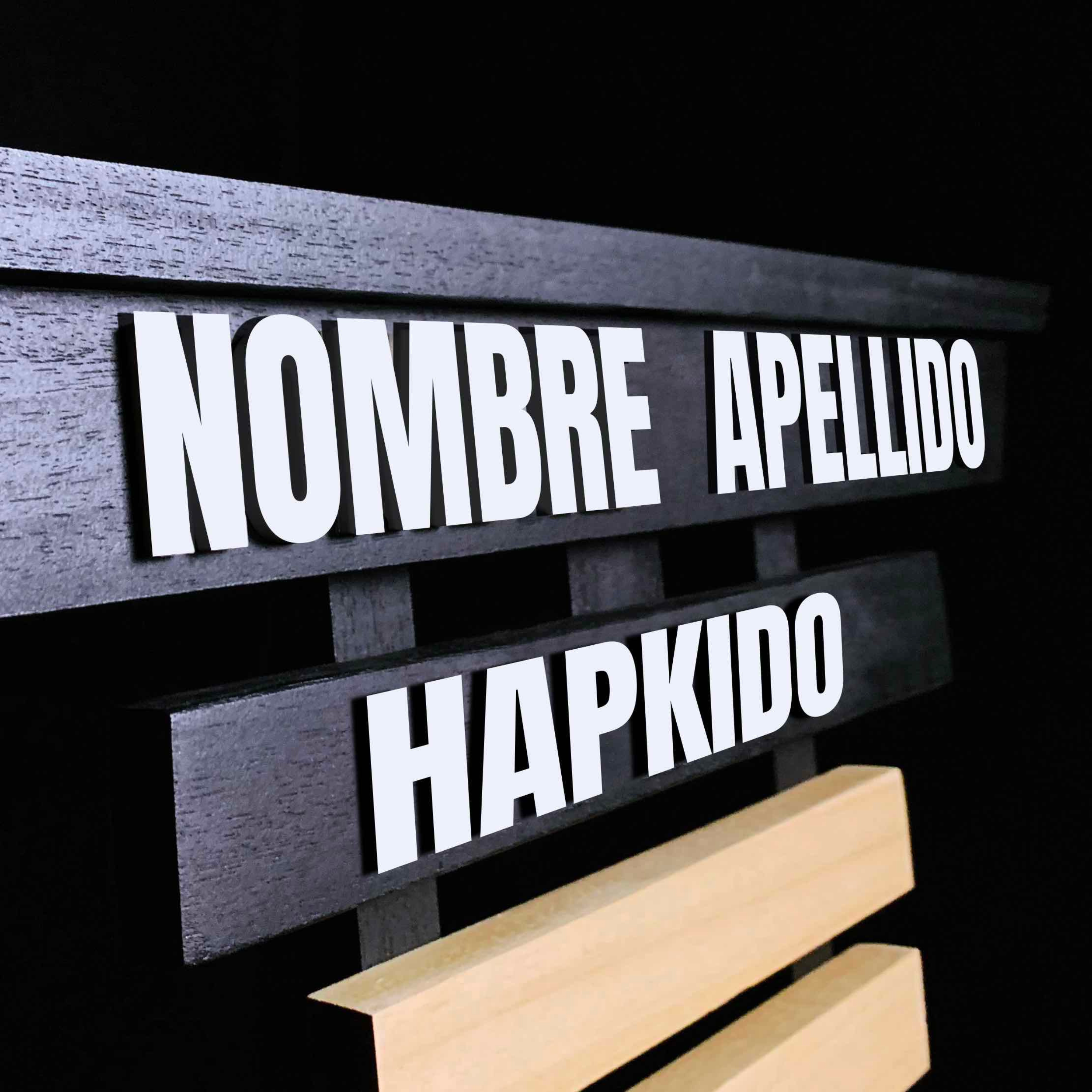 Porta Cinturones Personalizable Artes Marciales