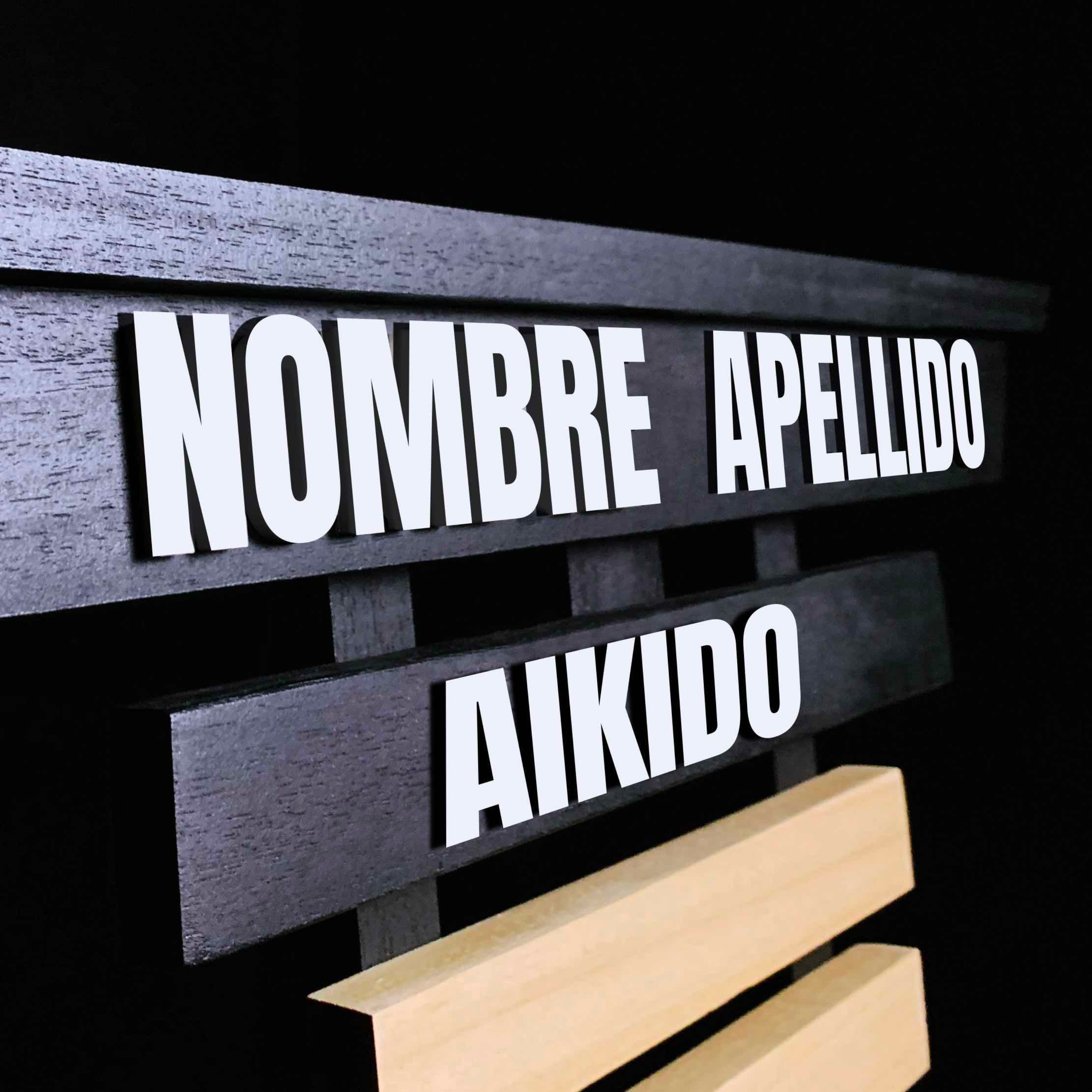 Porta Cinturones Personalizable Artes Marciales