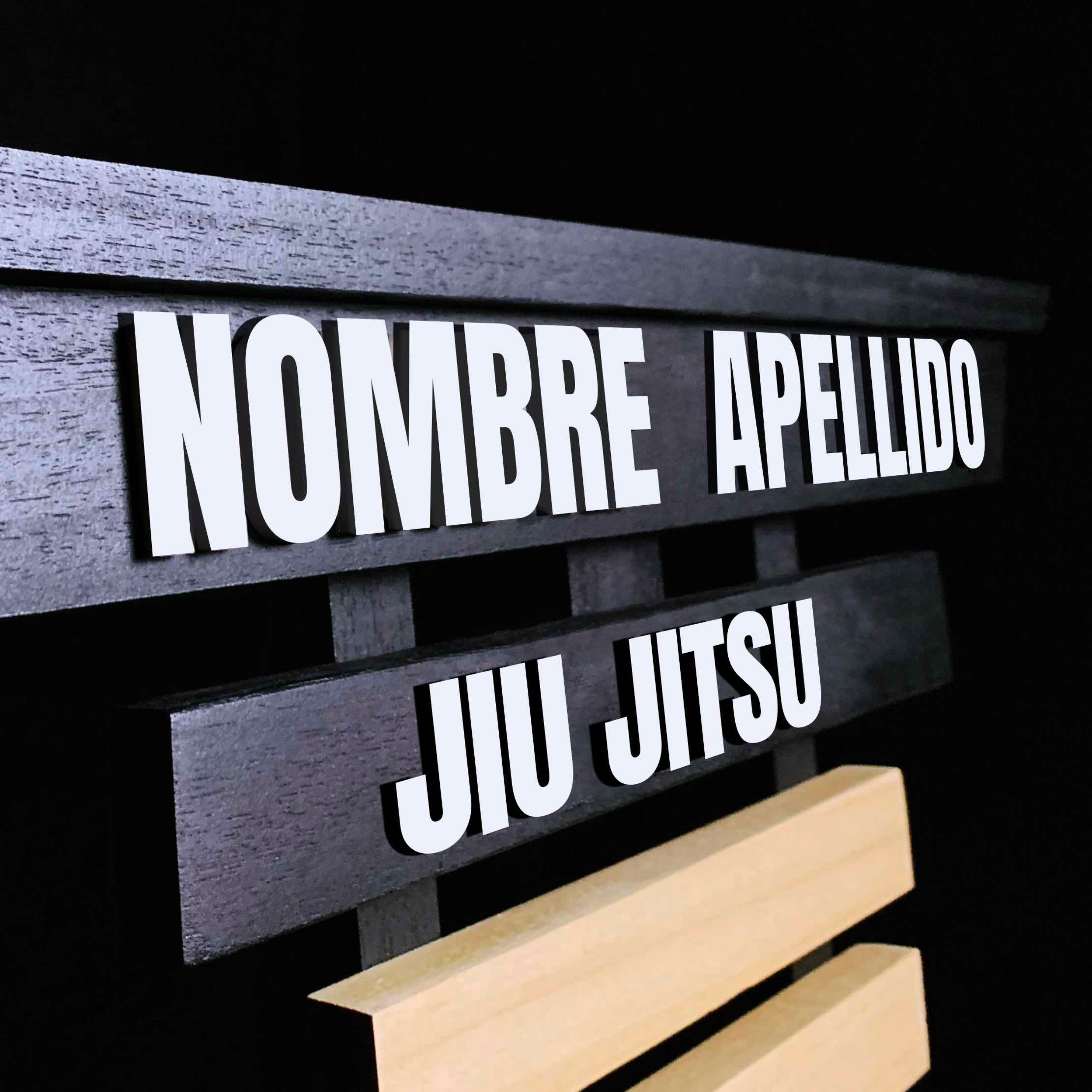 Porta Cinturones Personalizable Artes Marciales
