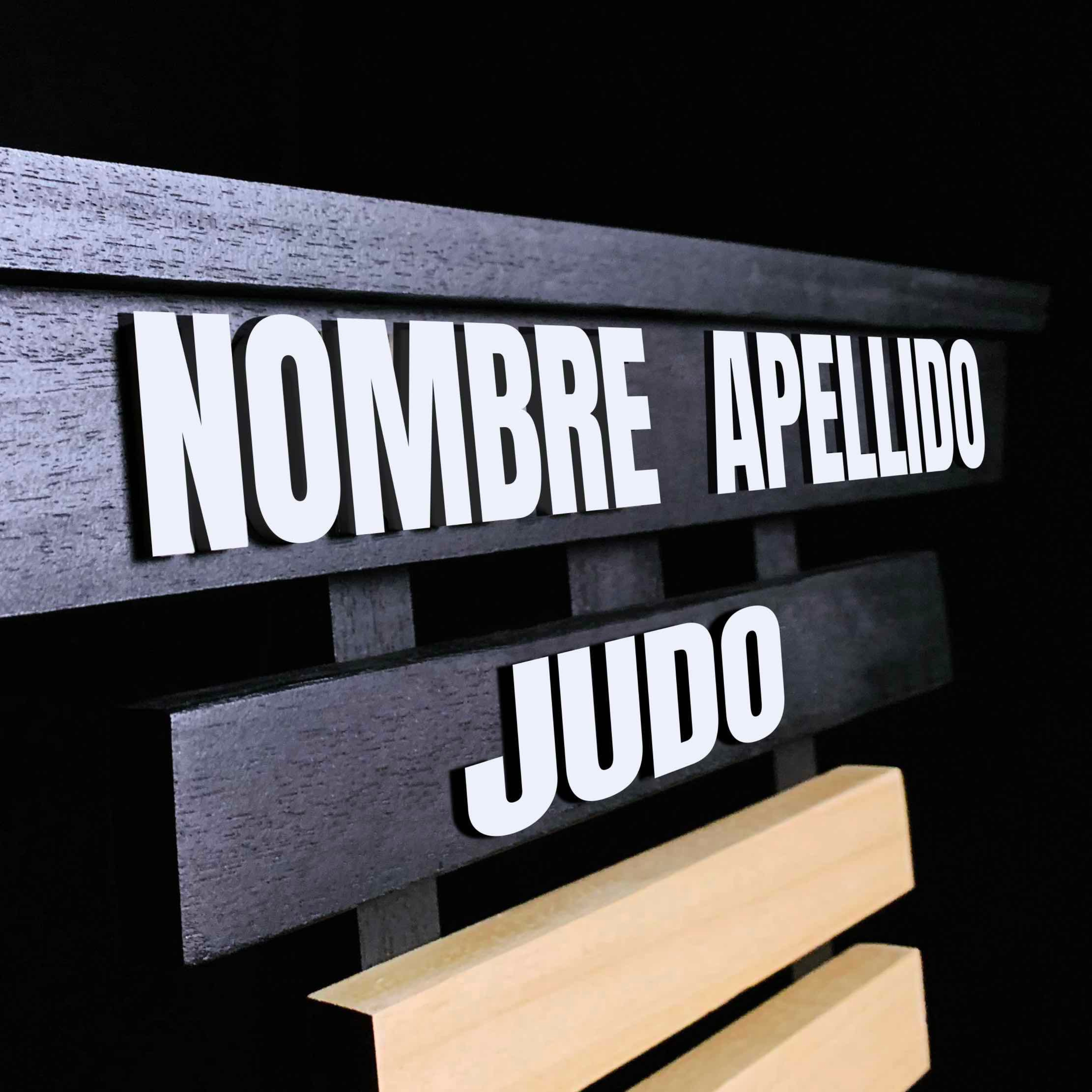 Porta Cinturones Personalizable Artes Marciales