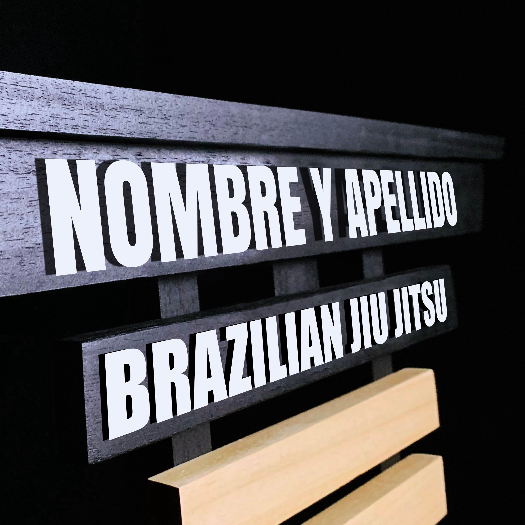 Expositor cinturones brazilian jiu jitsu